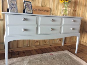 Stag Six Drawer Sideboard/ Dressing Table