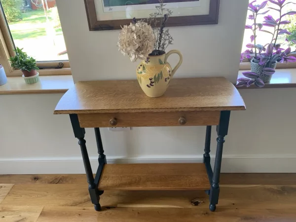 Oak Console Table - Image 7