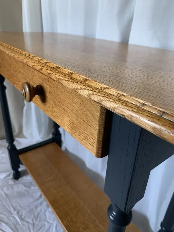 Oak Console Table - Image 2